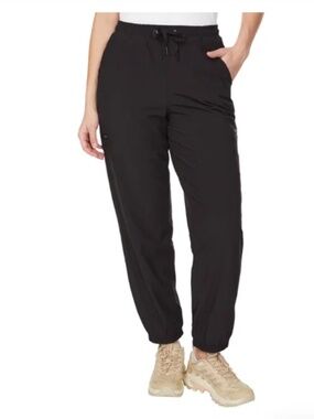 Merrell Womens Fleece Lined Black Jogger Pants Medium